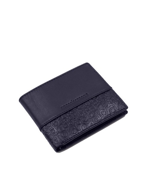 BRYAN Portafoglio portamonete in pelle navy - Portafogli Uomo