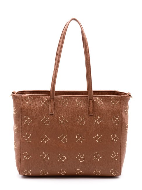 LOLA Borsa shopping con borchiette tan - Borse Donna