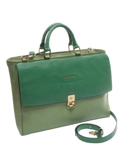CAMPIONARIO -  DAFNE Borsa porta PC 15,6" verde/verde - Cartelle Lavoro