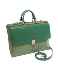 PIQUADRO CAMPIONARIO -  DAFNE Borsa porta PC 15,6" verde/verde - Cartelle Lavoro - 2