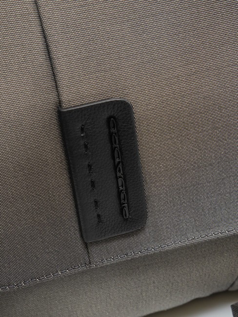 CAMPIONARIO - P16  Messenger piccola in pelle e tessuto CLASSY - Cartelle Lavoro