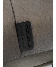 PIQUADRO CAMPIONARIO - P16  Messenger piccola in pelle e tessuto CLASSY - Cartelle Lavoro - 3