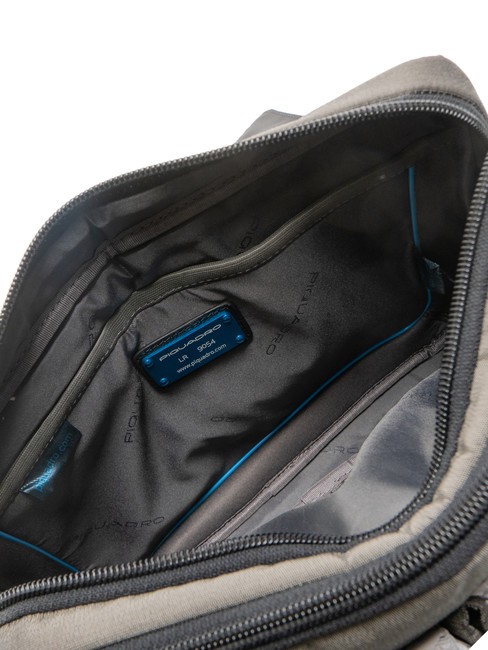 CAMPIONARIO - P16  Messenger piccola in pelle e tessuto CLASSY - Cartelle Lavoro