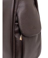 LESAC TRIO  Zaino sacca in pelle martellata caffe25 - Borse Donna - 7