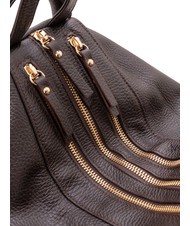 LESAC TRIO  Zaino sacca in pelle martellata caffe25 - Borse Donna - 8