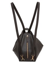 LESAC TRIO  Zaino sacca in pelle martellata caffe25 - Borse Donna - 3