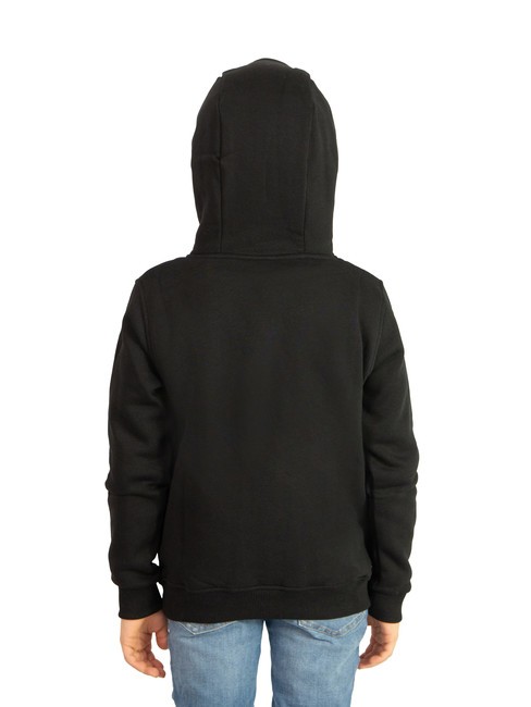 MODISH KIDS Felpa cappuccio stampa logo black - Felpe Bambini