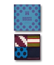 HAPPY SOCKS NEW VINTAGE Gift set calze 4 paia navy - Calze Unisex - 6