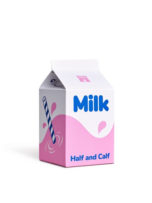MILK CARTON Gift set calze 4 paia white - Calze Unisex