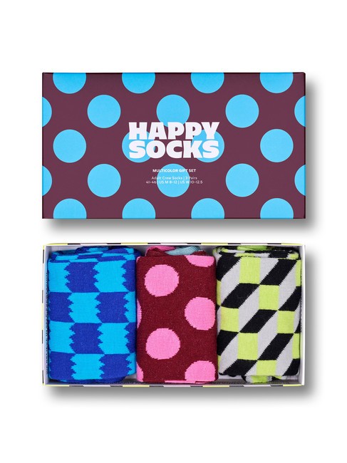 MULTICOLOR Gift set calze 3 paia navy - Calze Unisex