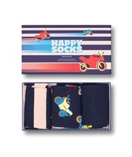 HAPPY SOCKS NAVY Gift set calze 3 paia navy - Calze Unisex - 5