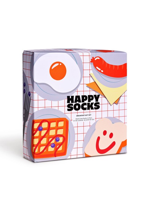 BREAKFAST Gift set calze 4 paia blue - Calze Unisex