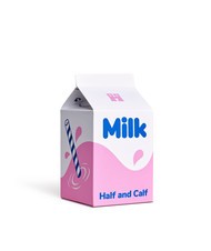 HAPPY SOCKS MILK CARTON Gift set calze 4 paia white - Calze Unisex - 6