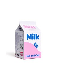 HAPPY SOCKS MILK CARTON Gift set calze 4 paia white - Calze Unisex - 7
