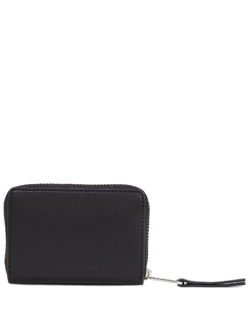 TOMMY JEANS PILLOW Portamonete zip around black - Portafogli Donna