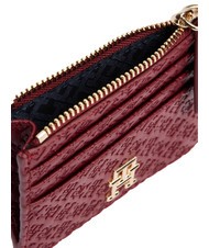 TOMMY HILFIGER TH ETERNITY Portacard con zip raspberry truffle - Portafogli Donna - 3