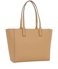 TOMMY HILFIGER TH SOFT LOGO Shopping Bag safari canvas - Borse Donna - 2