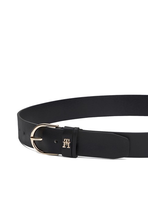 ESSENTIAL EFFORTLESS Cintura in pelle Made in Italy black - Cinture