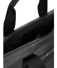 TOMMY HILFIGER TH FOUNDATION Cartella porta PC 13" black - Cartelle Lavoro - 3