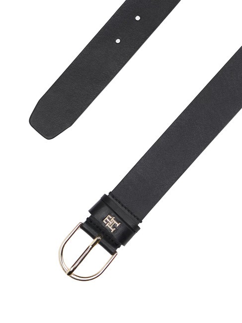 ESSENTIAL EFFORTLESS Cintura in pelle Made in Italy black - Cinture