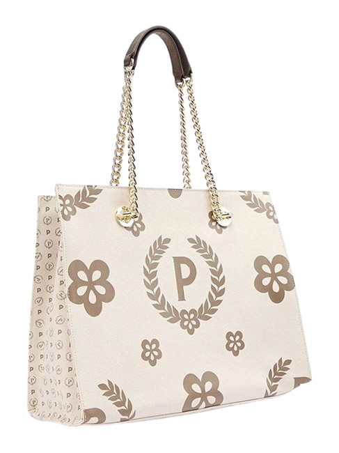 HERITAGE  Shopping bag con doppio manico avorio - Borse Donna
