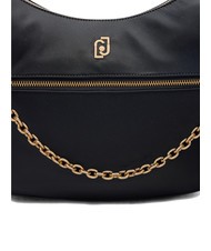 LIUJO ACHALA Borsa a spalla in nylon con pouch NERO - Borse Donna - 5