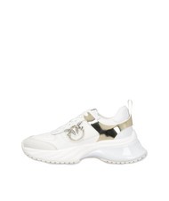 PINKO ARIEL Sneakers con dettagli specchio white - Scarpe Donna - 2