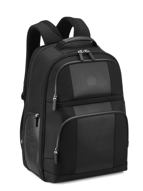 WAGRAM Zaino in nylon porta PC 17,3" Nero - Zaini da lavoro porta PC