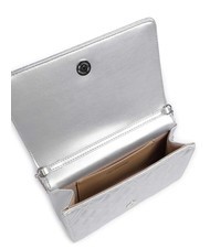 LOVE MOSCHINO QUILTED Pochette con tracolla catena silver - Borse Donna - 4