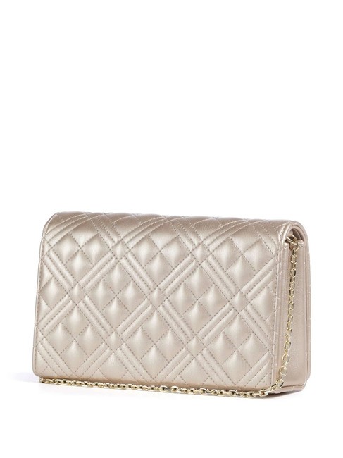 QUILTED Pochette con tracolla catena gold - Borse Donna