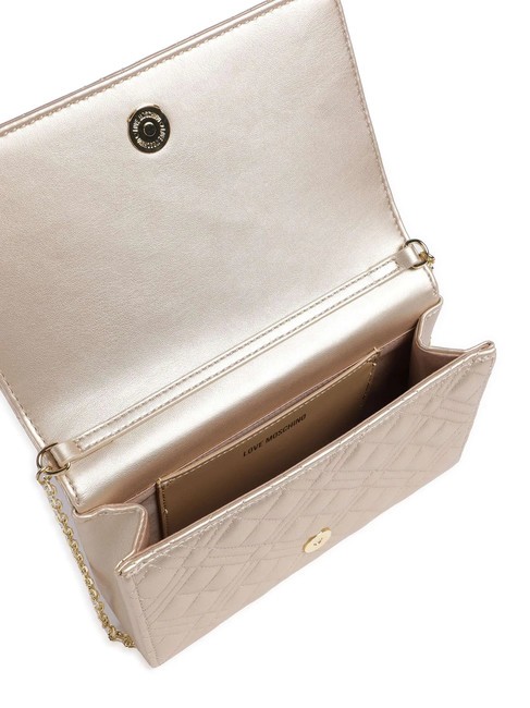 QUILTED Pochette con tracolla catena gold - Borse Donna