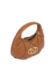 LOVE MOSCHINO GEOMETRIC Borsa a spalla con tracolla cammello - Borse Donna - 2
