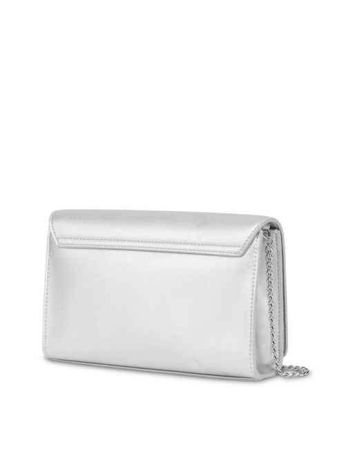 BOLD LOVE Pochette con tracolla catena silver - Borse Donna