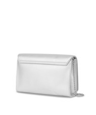 LOVE MOSCHINO BOLD LOVE Pochette con tracolla catena silver - Borse Donna - 2