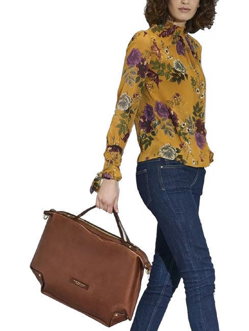 UNICA  Borsa a mano / a spalla, in pelle MARRONE - Borse Donna