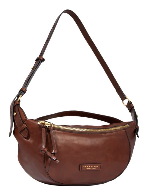 STORY  Borsa in pelle MARRONE - Borse Donna