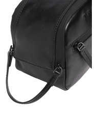 THE BRIDGE DAMIANO Beauty pochette in pelle nero/rutenio scuro opaco - Beauty Case - 3