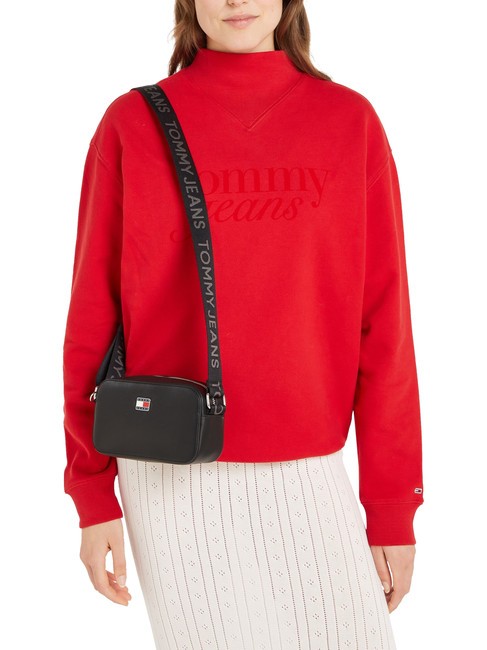 TOMMY JEANS DAILY ELEVATED Mini Camera Bag a tracolla black - Borse Donna