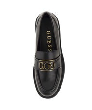 GUESS SHUTTLE  Mocassini in pelle NERO - Scarpe Donna - 4