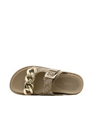 GUESS FATEMA2 Sandali Beige/Brown - Scarpe Donna - 5