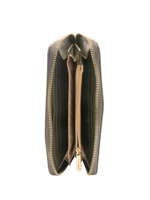 BELLA Portafoglio grande zip around taupe - Portafogli Donna
