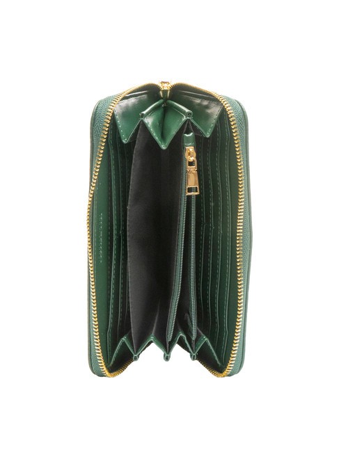 LOLA Portafoglio grande zip around verde - Portafogli Donna