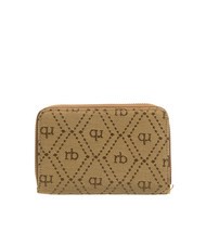 ROCCOBAROCCO FRIDA Portafoglio medio jacquard sky blue - Portafogli Donna - 3