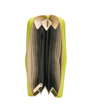 ROCCOBAROCCO GAIA Portafoglio grande zip around green - Portafogli Donna - 2