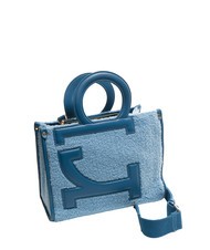 ROCCOBAROCCO ICONIC TEDDY Borsa tote con tracolla blue - Borse Donna - 2
