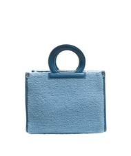 ROCCOBAROCCO ICONIC TEDDY Borsa tote con tracolla blue - Borse Donna - 3