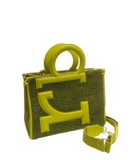 ROCCOBAROCCO ICONIC TEDDY Borsa tote con tracolla acid green - Borse Donna - 2