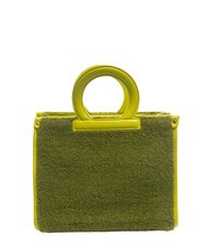 ROCCOBAROCCO ICONIC TEDDY Borsa tote con tracolla acid green - Borse Donna - 4