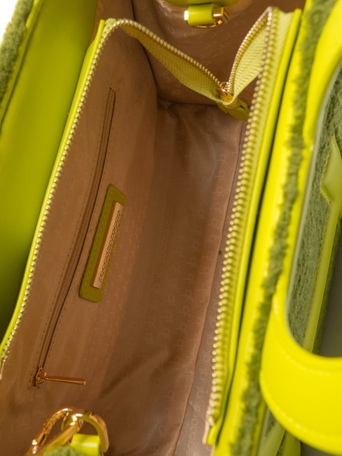 ICONIC TEDDY Borsa tote con tracolla acid green - Borse Donna