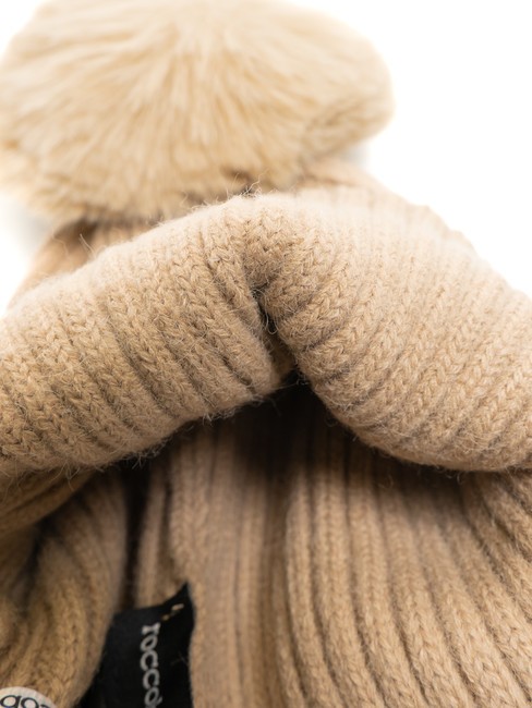 PON PON Berretto con risvolto nocciola - Cappelli